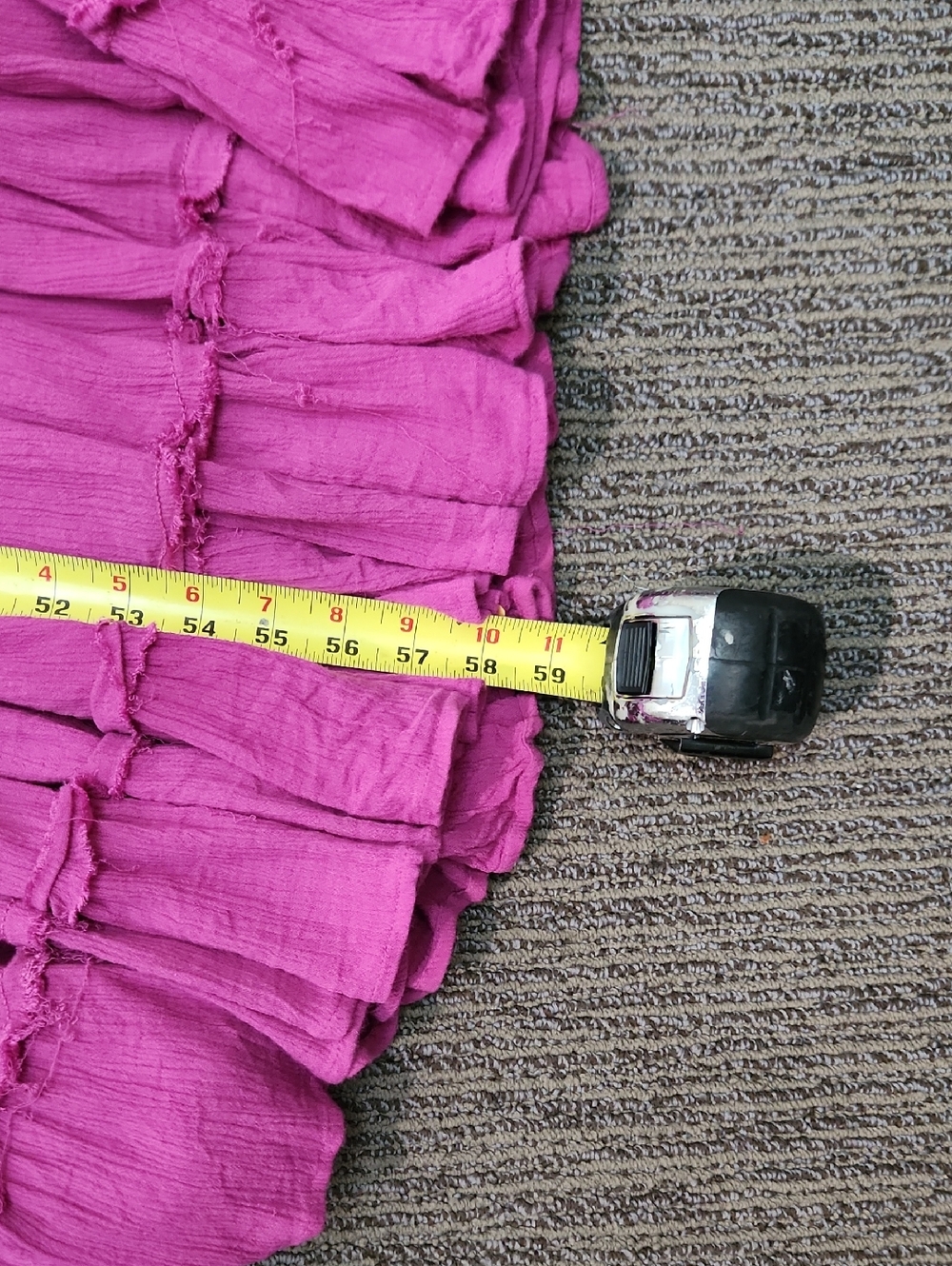Free People Magenta/Purple Tiered Maxi Dress - Picture 13 of 16